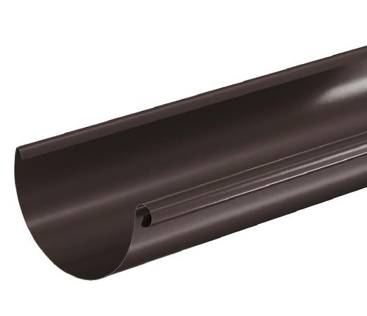 Водосток Aquasistem, система 150/100 - Водосточный желоб 3.00м RR 32 Тёмно Коричневый купить в Егорьевске