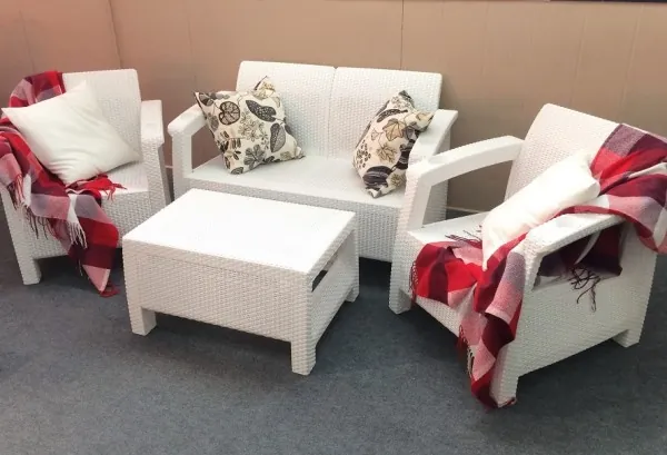 Комплект Yalta Terrace Set белый купить в Егорьевске