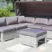 Диван-Трансформер AFINA плетеный из иск. ротанга AFM-320G Grey купить в Егорьевске