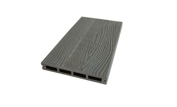 Террасная доская ДПК NanoWood Nature 3D (20мм) пустотелая Серый купить в Егорьевске