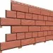 Фасадная панель Доломит Кирпич Славянка Красный купить в Егорьевске