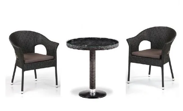 Комплект плетеной мебели AFINA из иск. ротанга T601/Y79A-W53 Brown 2Pcs купить в Егорьевске
