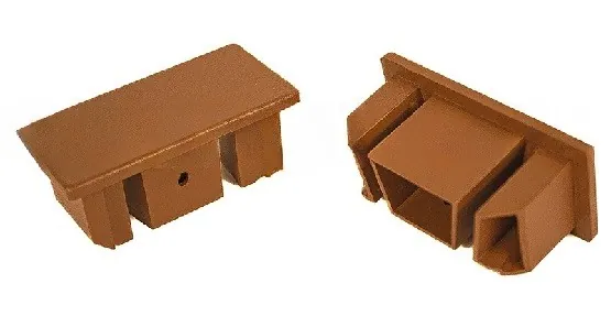 Заглушка для перил торцевая из алюминия GardenParkett Орех купить в Егорьевске