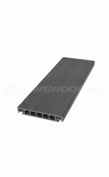 Террасная доска из ДПК SW Salix (S) (R) графит купить в Егорьевске