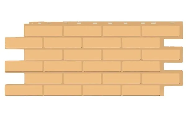 Фасадная панель T-Siding Кирпич Модерн Эко Крем купить в Егорьевске