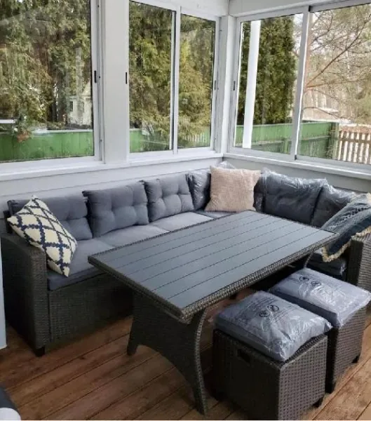 Комплект мебели AFINA плетеной из иск. ротанга AFM-307G-Grey купить в Егорьевске