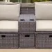 Комплект мебели AFINA плетеной из иск. ротанга AFM-330B Brown купить в Егорьевске