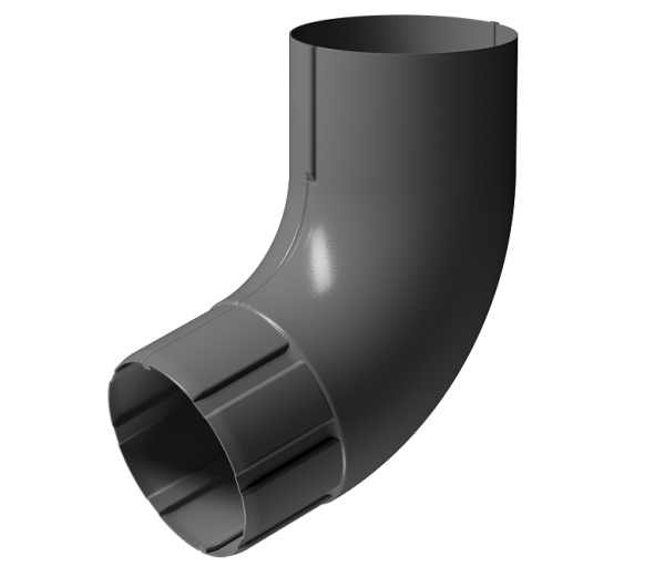 Колено 72° D90 Döcke STAL PREMIUM Графит, (RAL 7024) купить в Егорьевске