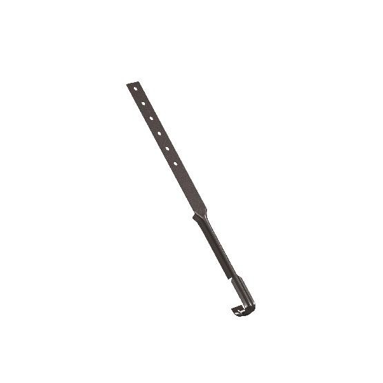 Водосток Aquasistem, система 125x90 - Поддержка желоба RR 32 Тёмно-Коричневый купить в Егорьевске