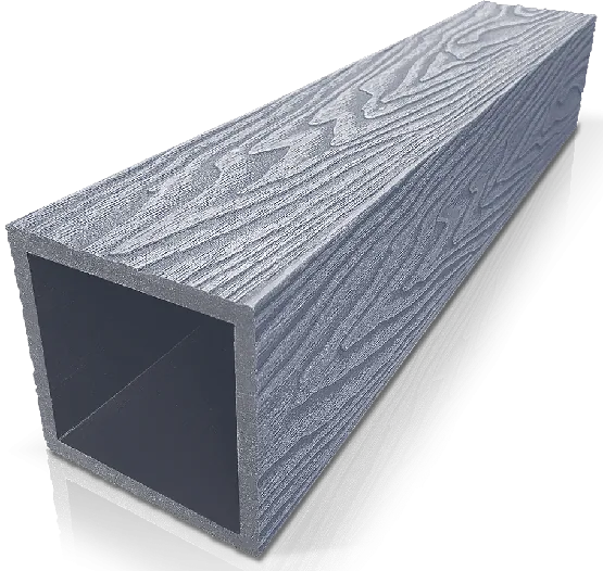 Столб ДПК 3D GardenParkett фактура дерева Серый купить в Егорьевске