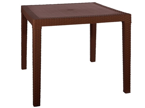 Стол квадратный FIJI Quatro Table Коричневый купить в Егорьевске