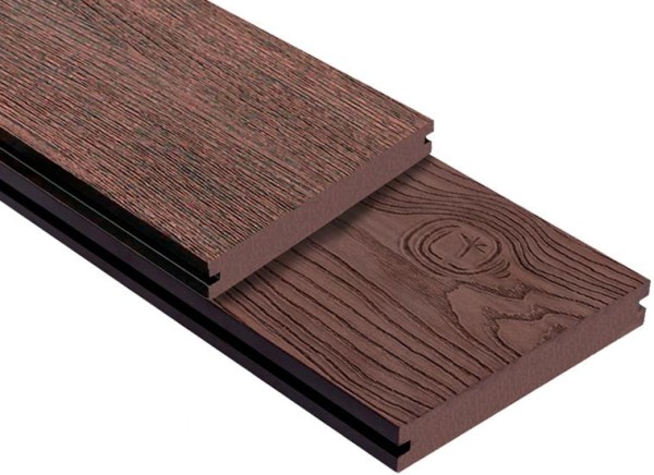 Террасная доска ДПК Outdoor 3D полнотелая STORM/OCEAN BROWN коричневая микс купить в Егорьевске