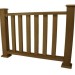 Ограждения из ДПК WOODVEX Кофе купить в Егорьевске