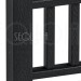 Комплект крышка/юбка для столба SEQUOIA BLACK купить в Егорьевске