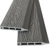 Заборная панель шип-паз EasyDecking Wood-Х 146х20 Серый купить в Егорьевске