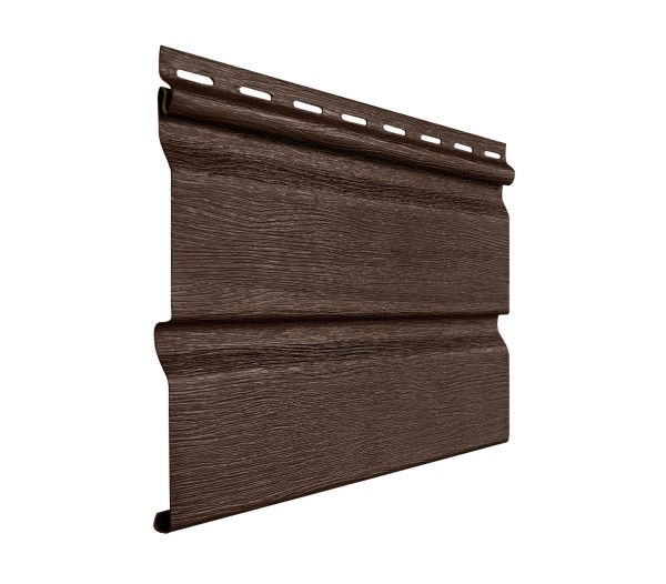 Виниловый сайдинг fineber - "стандарт", коричневый купить в Егорьевске