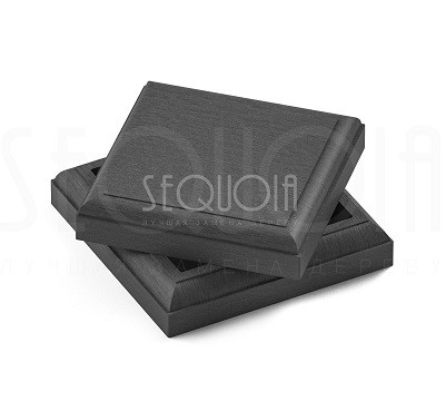 Комплект крышка/юбка для столба SEQUOIA GRAY купить в Егорьевске