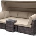 Диван-Трансформер AFINA плетеный из иск. ротанга AFM-320B Brown купить в Егорьевске