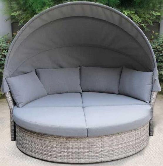 Диван-Трансформер AFINA плетеный из иск. ротанга AFM-325G Grey купить в Егорьевске