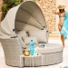 Диван-Трансформер AFINA плетеный из иск. ротанга AFM-325 Beige купить в Егорьевске