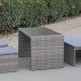 Диван-Трансформер AFINA плетеный из иск. ротанга S330G-W78 Grey купить в Егорьевске