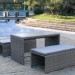 Диван-Трансформер AFINA плетеный из иск. ротанга S330G-W78 Grey купить в Егорьевске