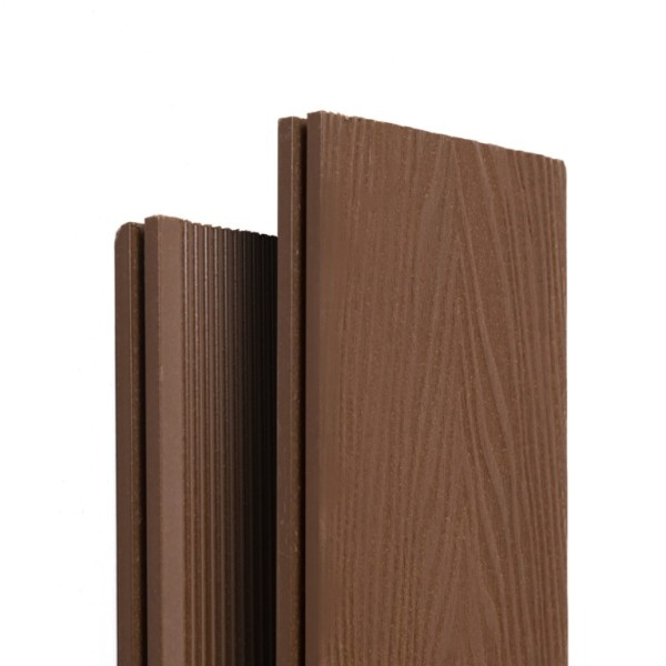 Террасная доска Ecodecking Экстра 3D полнотелая Шоколад купить в Егорьевске