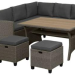 Комплект мебели AFINA плетеной из иск. ротанга AFM-307G-Grey купить в Егорьевске
