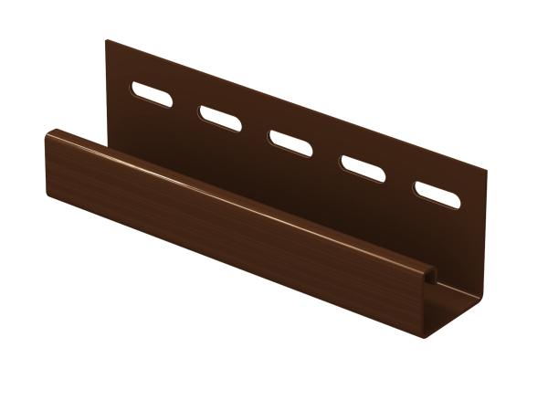 J-планка Ю-пласт Классика коричневая купить в Егорьевске
