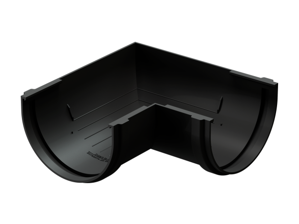 Угол желоба универсал 90˚ Docke Premium ПВХ - Карбон купить в Егорьевске