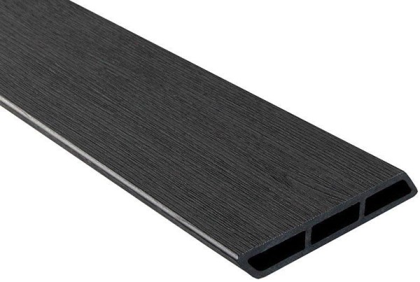 Доска Ромбус 3D ДПК Outdoor STORM BLACK черная купить в Егорьевске