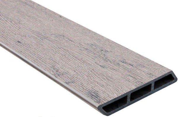 Доска Ромбус 3D ДПК Outdoor STORM GREY серая микс купить в Егорьевске