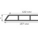 Доска Ромбус 3D ДПК Outdoor STORM GREY серая микс купить в Егорьевске