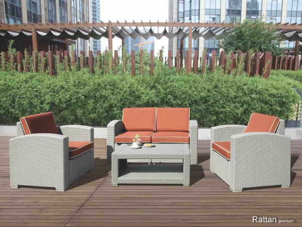 Уличные диваны и кресла коллекции Rattan Premium 4 купить в Егорьевске