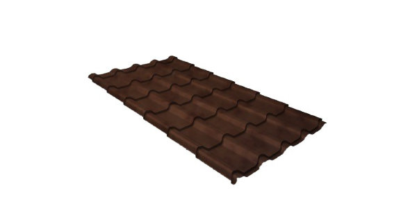 Металлочерепица камея 0,45 Safari Twincolor Brown купить в Егорьевске