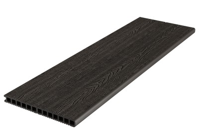 Ступень ДПК Deckron Woodlike 317x28x4000 мм, антрацит