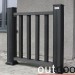 Ограждение из ДПК Outdoor Классик 3D STORM чёрный купить в Егорьевске
