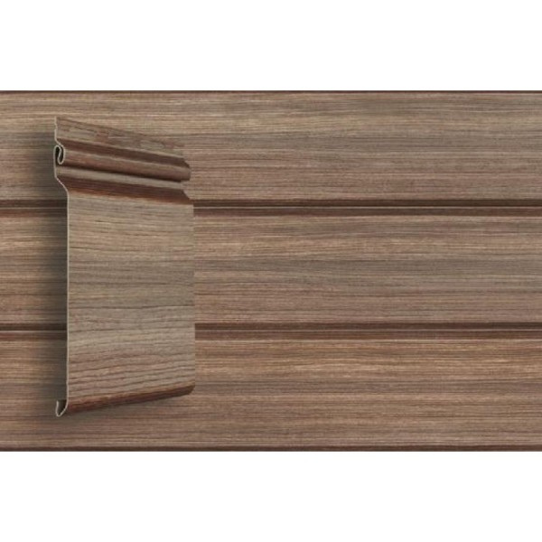 Виниловый сайдинг Grand Line Natural-Брус Tundra - Кедр купить в Егорьевске