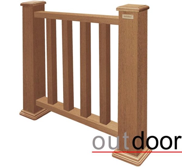 Ограждение из ДПК Outdoor Классик 3D STORM дуб купить в Егорьевске