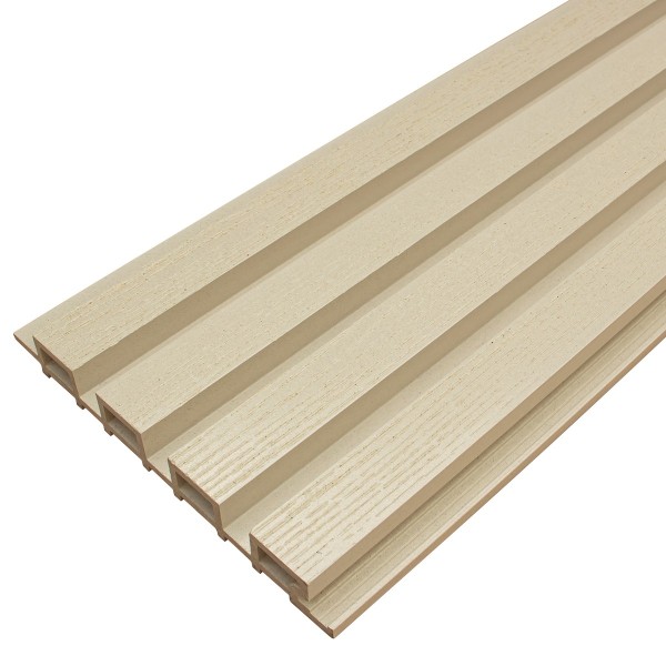 Фасадная доска из ДПК Faynag Wood Рейка Слоновая кость купить в Егорьевске