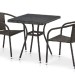 Комплект плетеной мебели AFINA из иск. ротанга T282BNT/Y137C-W53 Brown 2Pcs купить в Егорьевске