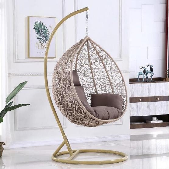 Кресло Подвесное из искусственного ротанга AFM-169A-LB Beige купить в Егорьевске
