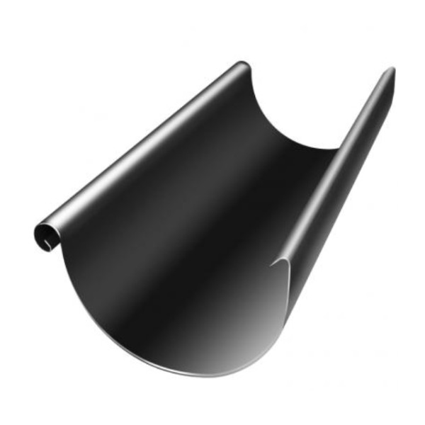 Водосток Grand Line 125x90 – Желоб 3м RAL 9005 купить в Егорьевске