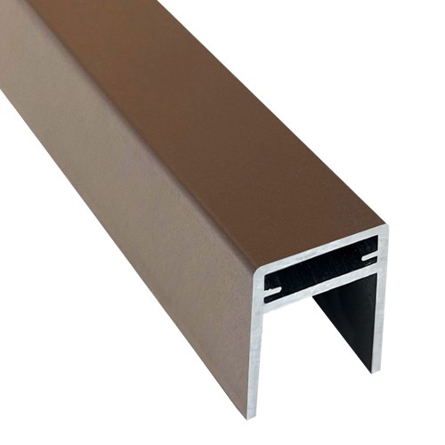 П-профиль Алюминиевый EasyDecking 35x25 Венге купить в Егорьевске