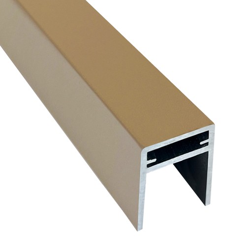 П-профиль Алюминиевый EasyDecking 35x25 Дуб купить в Егорьевске