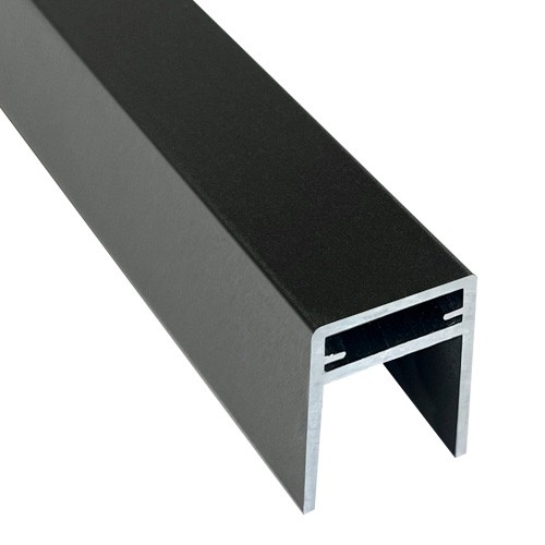 П-профиль Алюминиевый EasyDecking 35x25 Черное дерево купить в Егорьевске