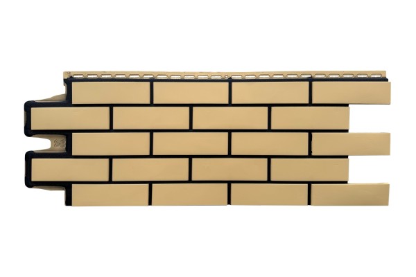 ФП Grand Line клинкерный кирпич ПРЕМИУМ Песочный (шов RAL 9005) купить в Егорьевске