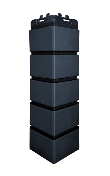 Угол Grand Line клинкерный кирпич ПРЕМИУМ Графит (шов RAL 9005) купить в Егорьевске