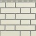 Фасадная панель Альта-Профиль, Кирпич Клинкерный, Белый купить в Егорьевске