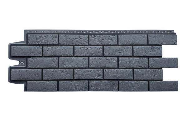 ФП Grand Line состаренный кирпич премиум Графит (шов RAL 9005) купить в Егорьевске